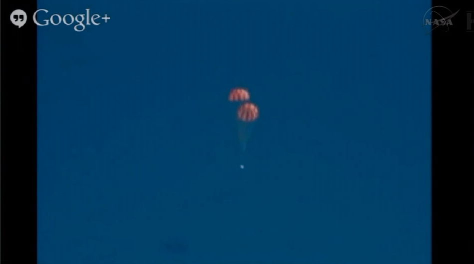 New Space Capsule Lands With Two of Three Parachutes in NASA Flight Test